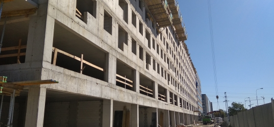 Postęp prac budowlanych Legnicka Street II – Październik 2018